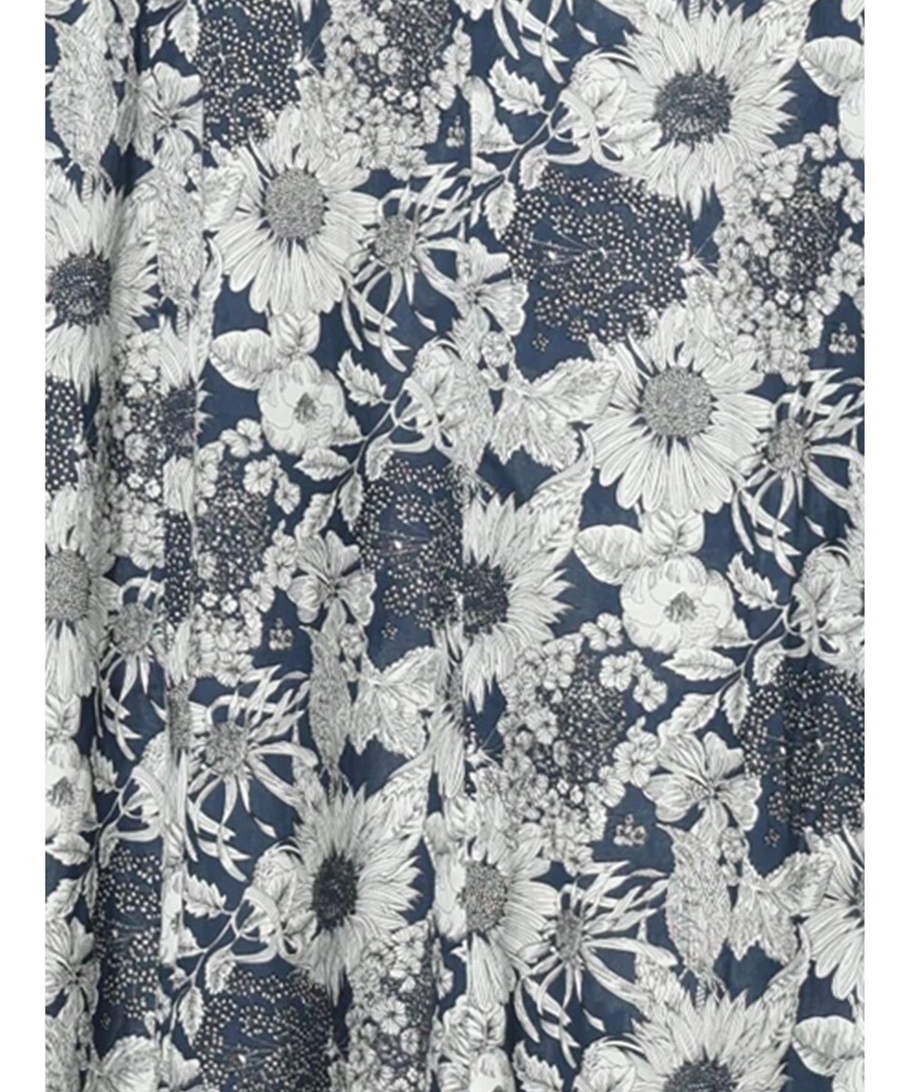 Te chichi 【LIBERTY FABRICS】Vネックフレアワンピース 