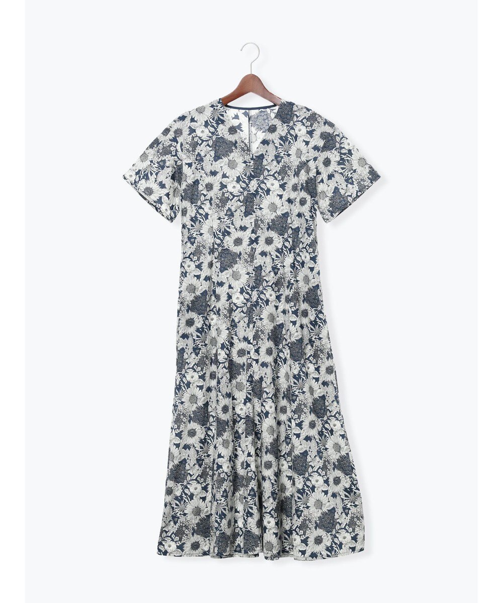 Te chichi 【LIBERTY FABRICS】Vネックフレアワンピース 