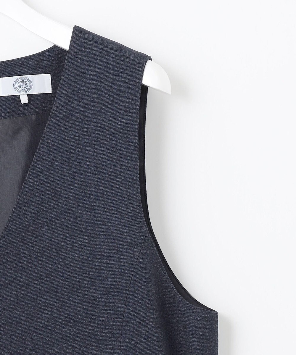 J.PRESS LADIES L 【洗える】LANATEC シャークスキン&ヘリンボーン ジャンパースカート 