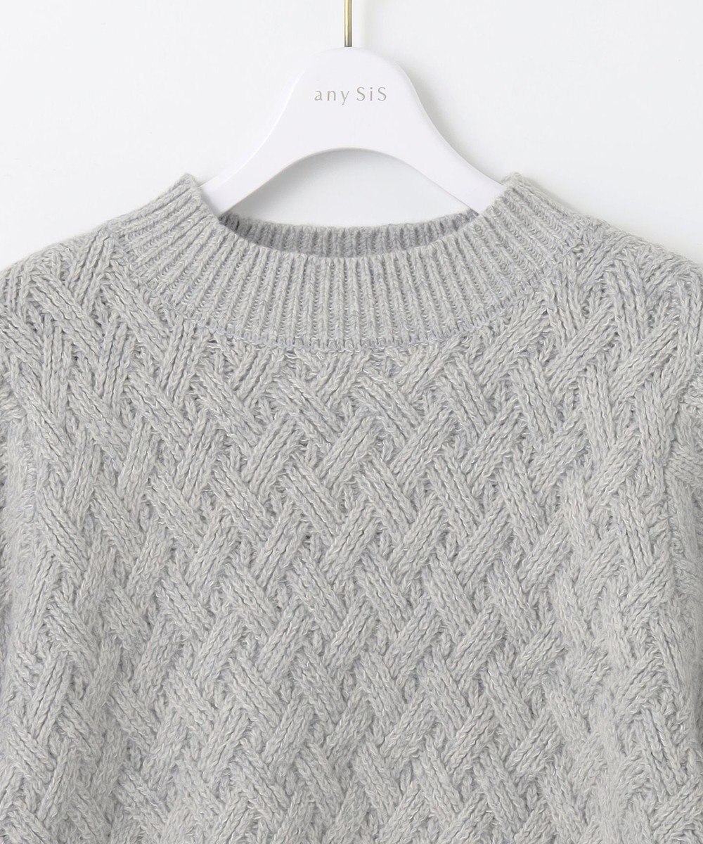 ANY SIS 【洗える】ミックスカラー ニット 