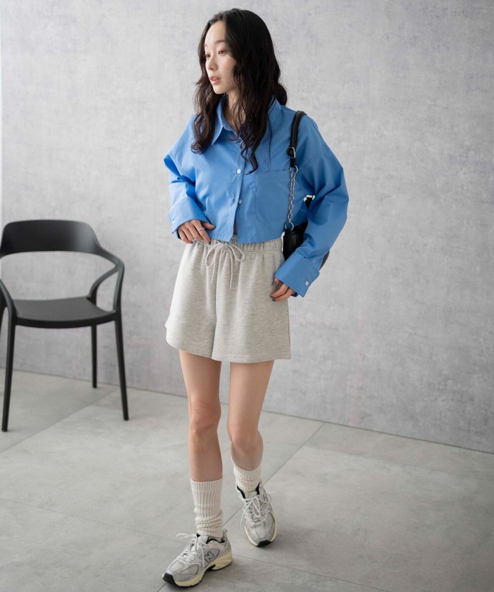 WEGO 【ウエストゴム】スウェットイージーショートパンツ 