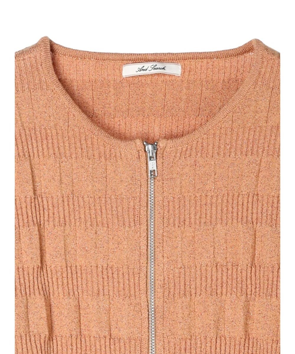 Green Parks ・ＡＮＤ　ＳＥＡＲＣＨ　ラメランダムリブカーディガン 