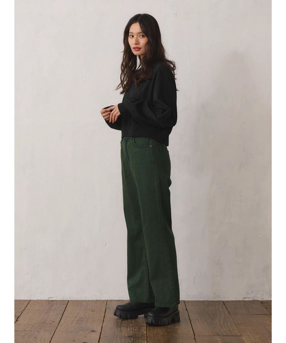 Green Parks ・ＥＬＥＮＣＡＲＥ　ＤＵＥシャーリング袖プルオーバー 