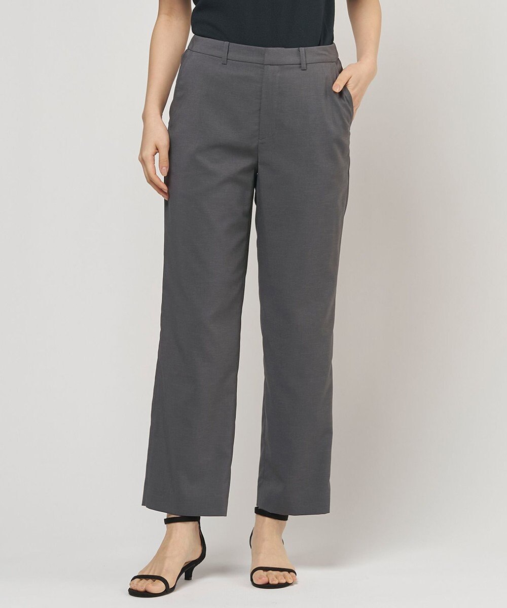 J.PRESS LADIES L 【セットアップ対応】ファンマートロストレッチ テーパード パンツ 