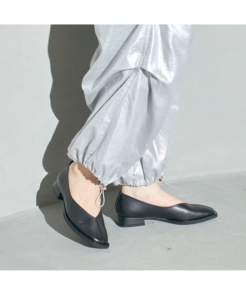 MODE ET JACOMO <D'ICI>Vカットフラットシューズ 