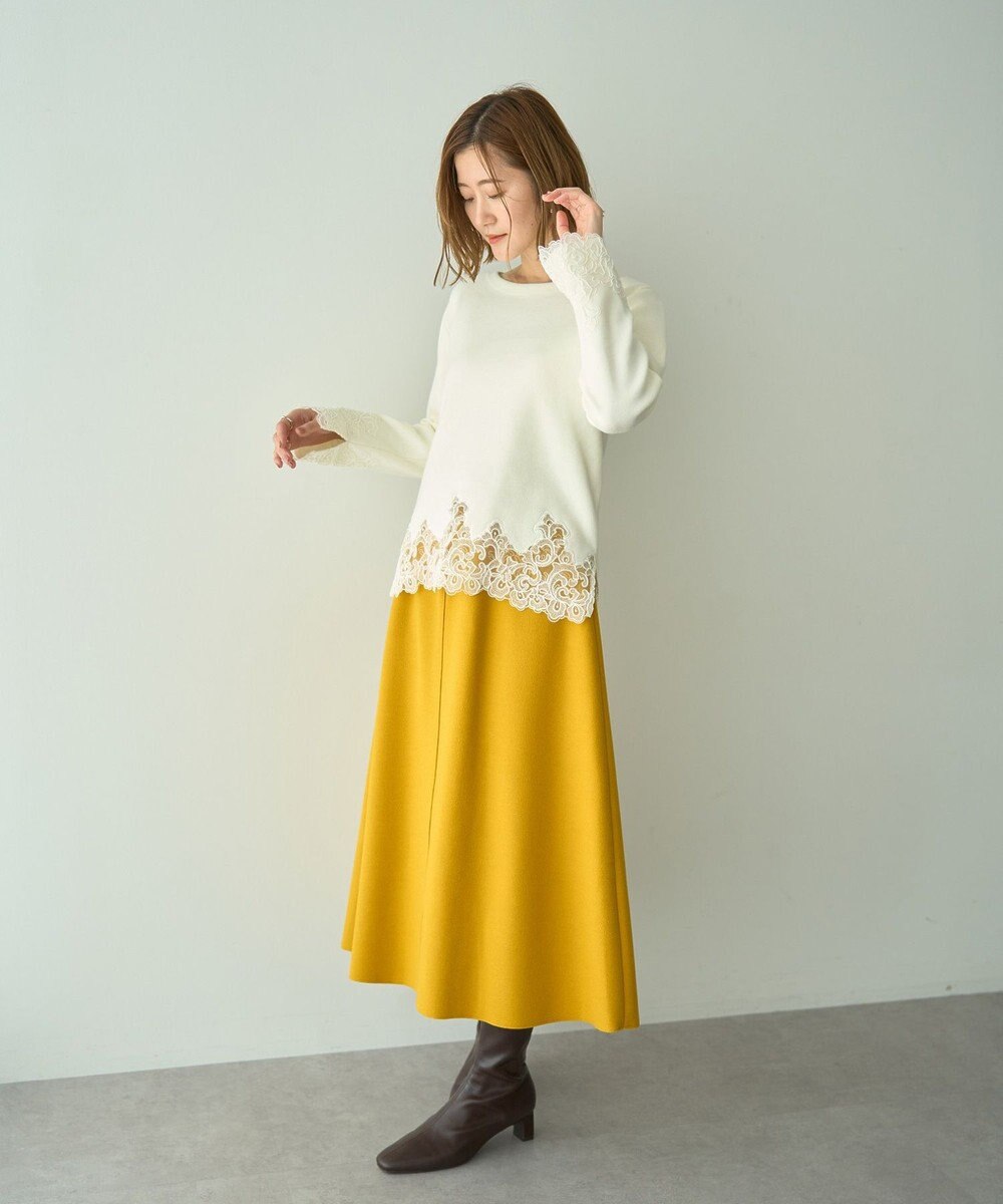 YECCA VECCA レースヘムニット 