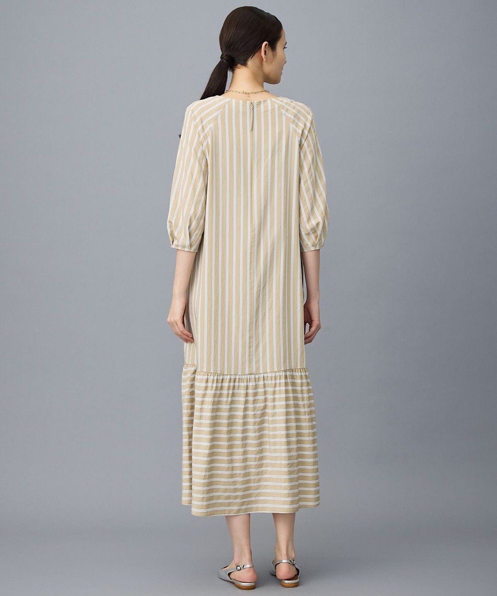 自由区 ビスコースナイロンドビーストライプ ワンピース 