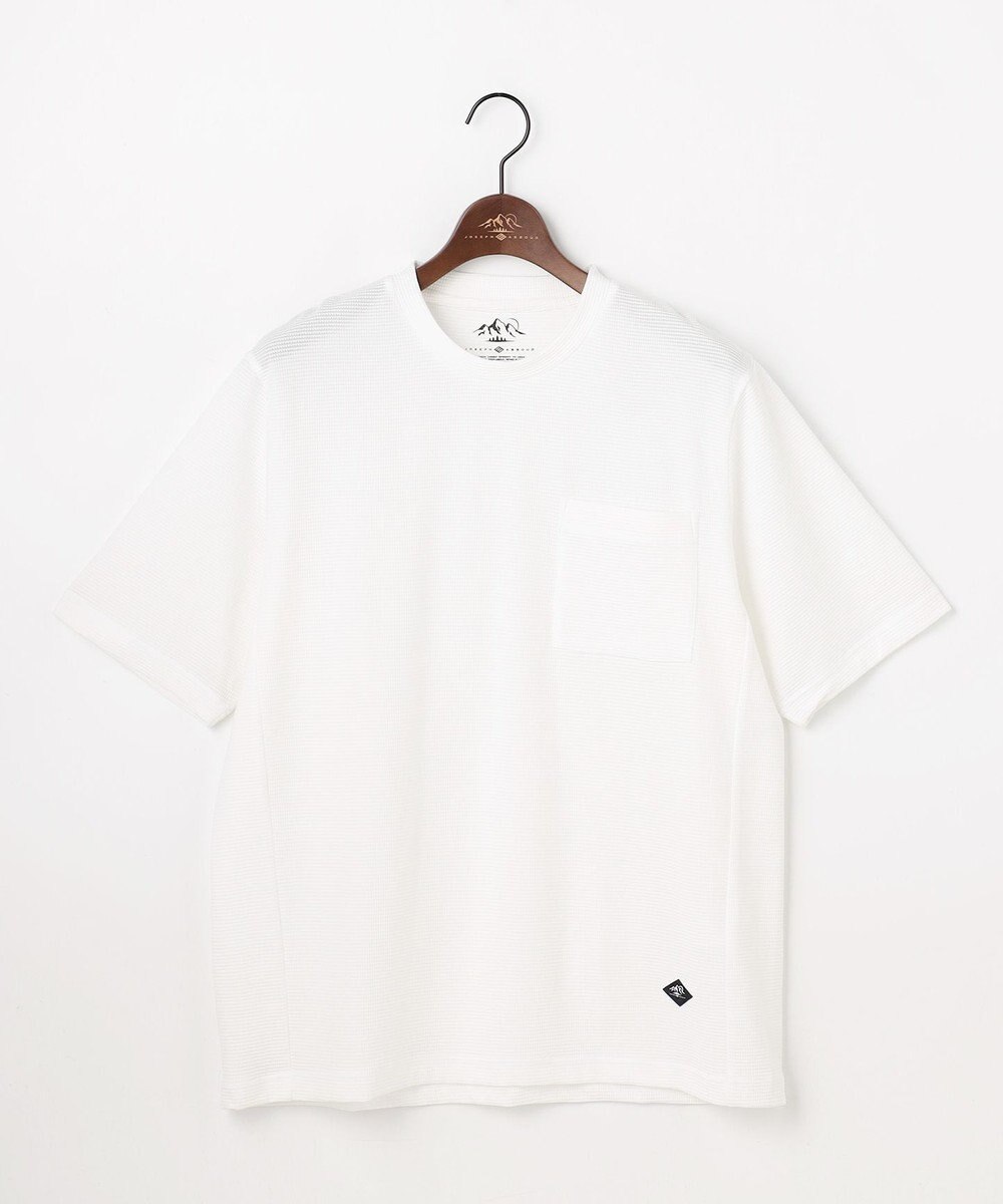 JOSEPH ABBOUD MOUNTAIN 【ゆったり】グリットワッフル アウトドアTシャツ 