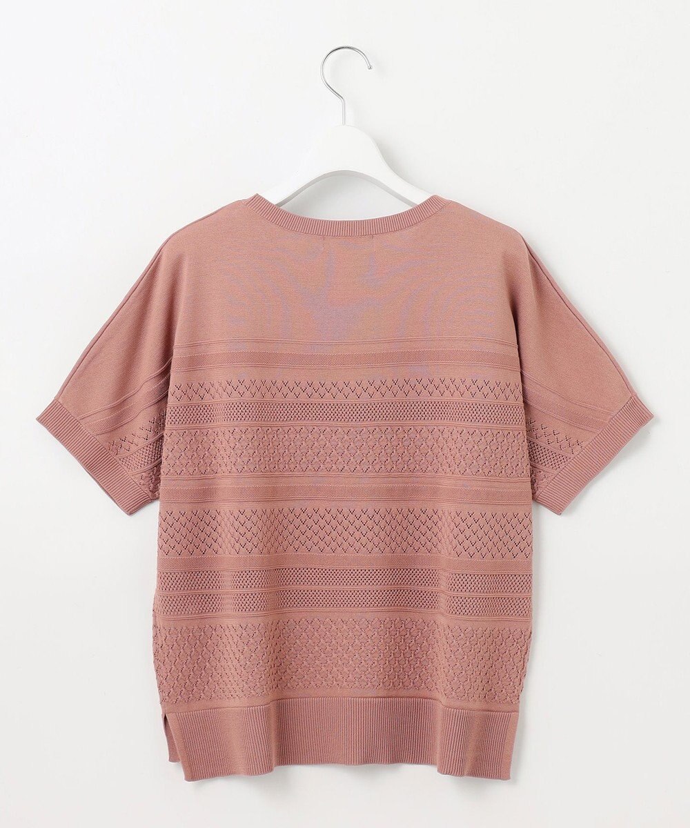 J.PRESS LADIES 【洗える】LACY ニットプルオーバー 