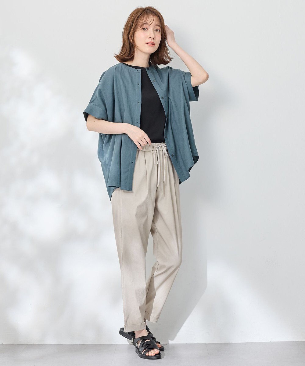 ANY フレンチリネンシャツブラウス 