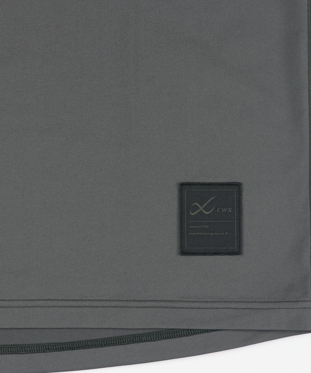 CW-X 【UNISEX】 CW-X トップス ハイゲージニットＴシャツ 長袖 Ｕネック UVカット率90%以上(本体) 吸汗速乾(本体) ユニセックス DLR179 /ワコール 