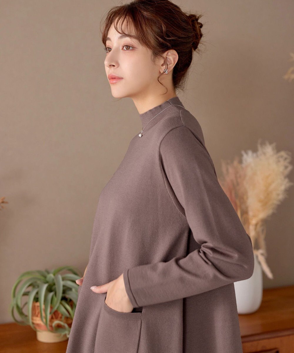 Tiaclasse ポケット付きニットチュニック 