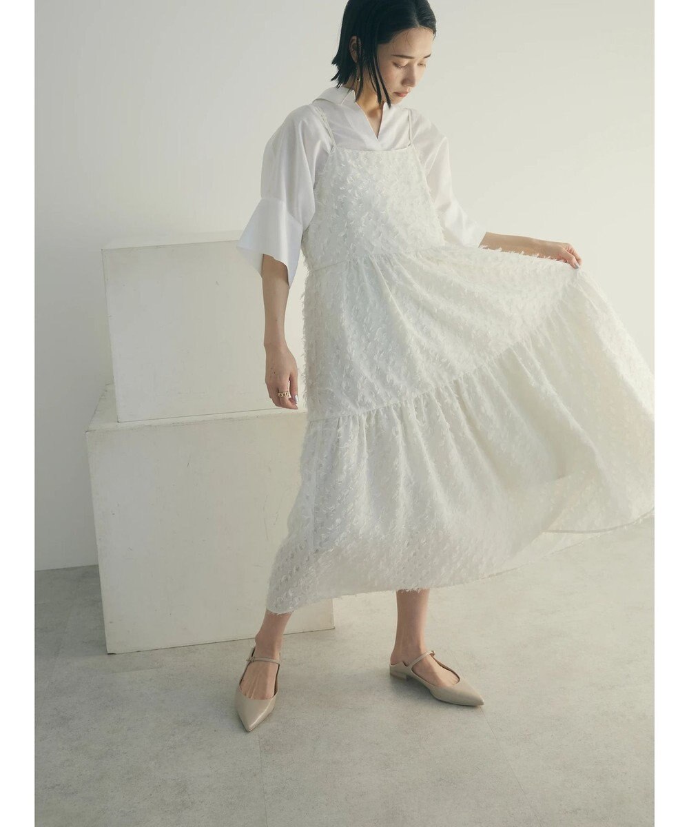 Green Parks armonia.フェザージャガードキャミワンピース 