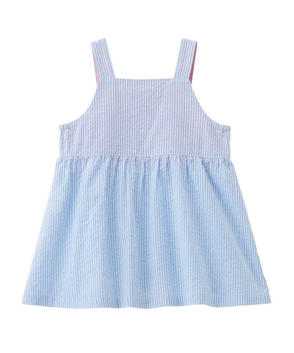 MIKI HOUSE HOT BISCUITS 【70-110cm】 キャビット×お菓子シリーズ サッカー素材ジャンパースカート 