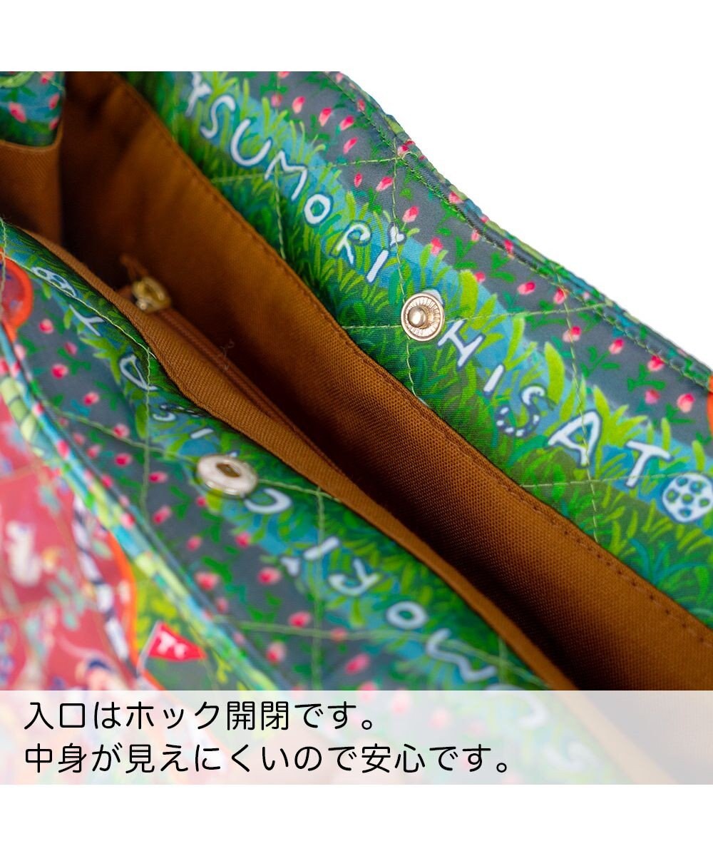 tsumori chisato CARRY ガーデンゴルフクラブキルト トートバッグ A4サイズ 