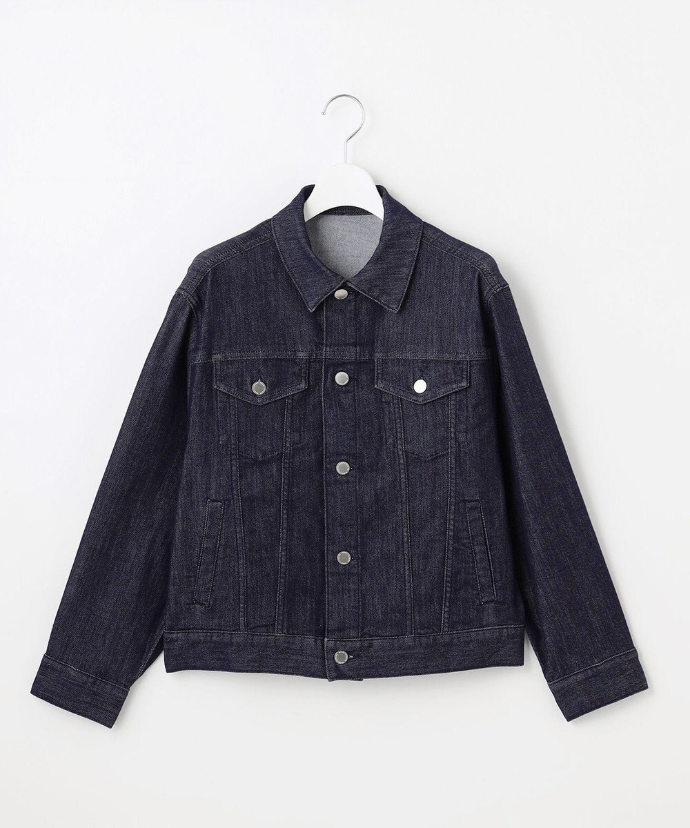 自由区 S 【洗える】ウスカルデニムベーシック ジャケット 