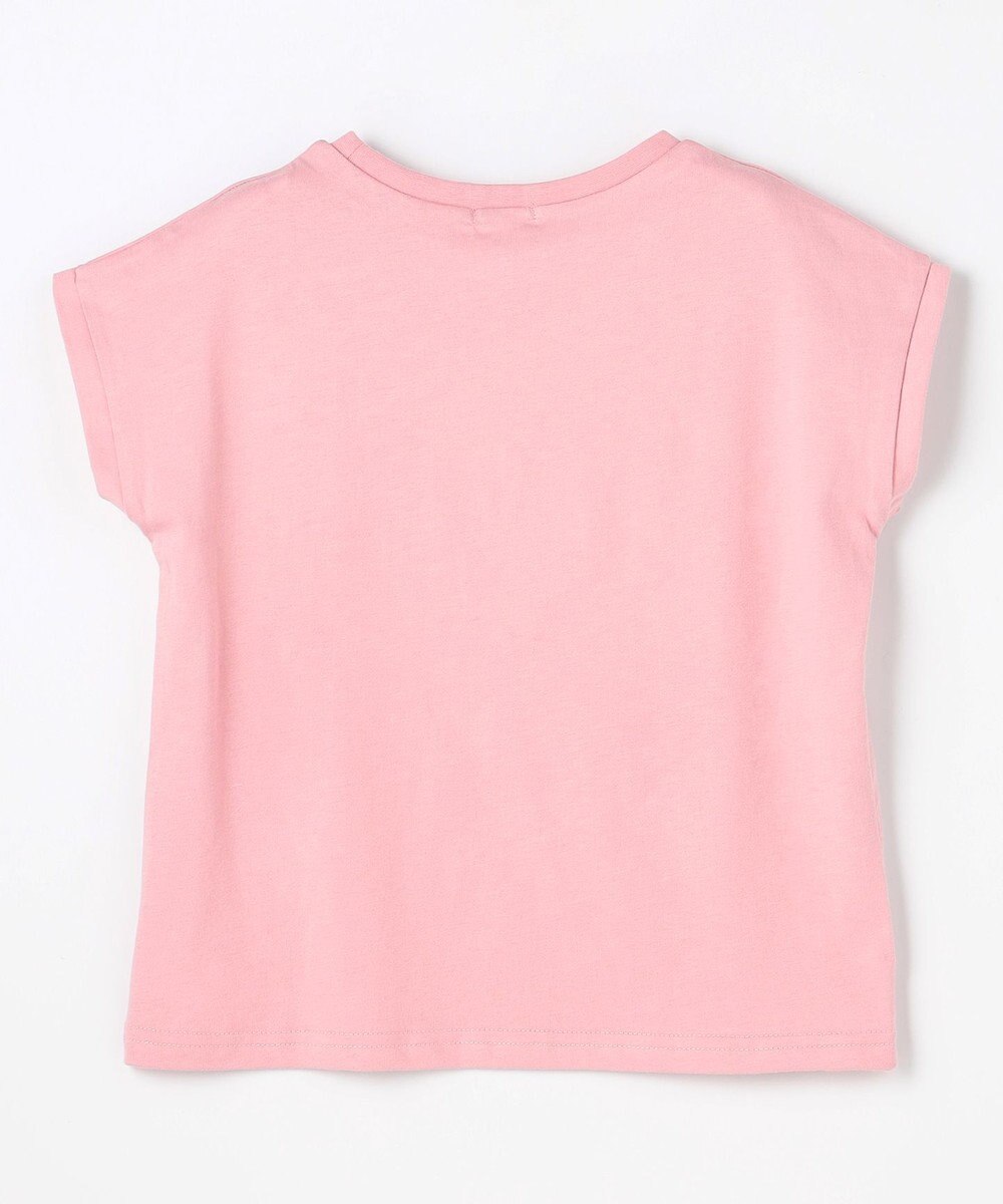 ANY KIDS 【綿100%】ひんやり フレンチスリーブ サガラ刺繡Tシャツ 