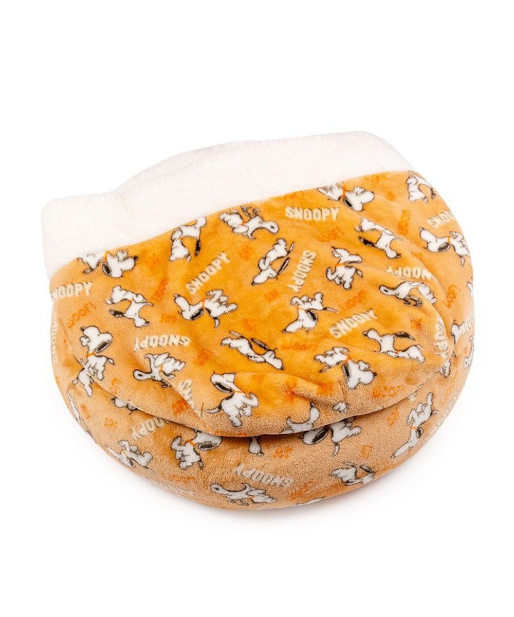 PET PARADISE スヌーピー 遠赤外線 丸型 寝袋 《てくてく》 Ｓ 