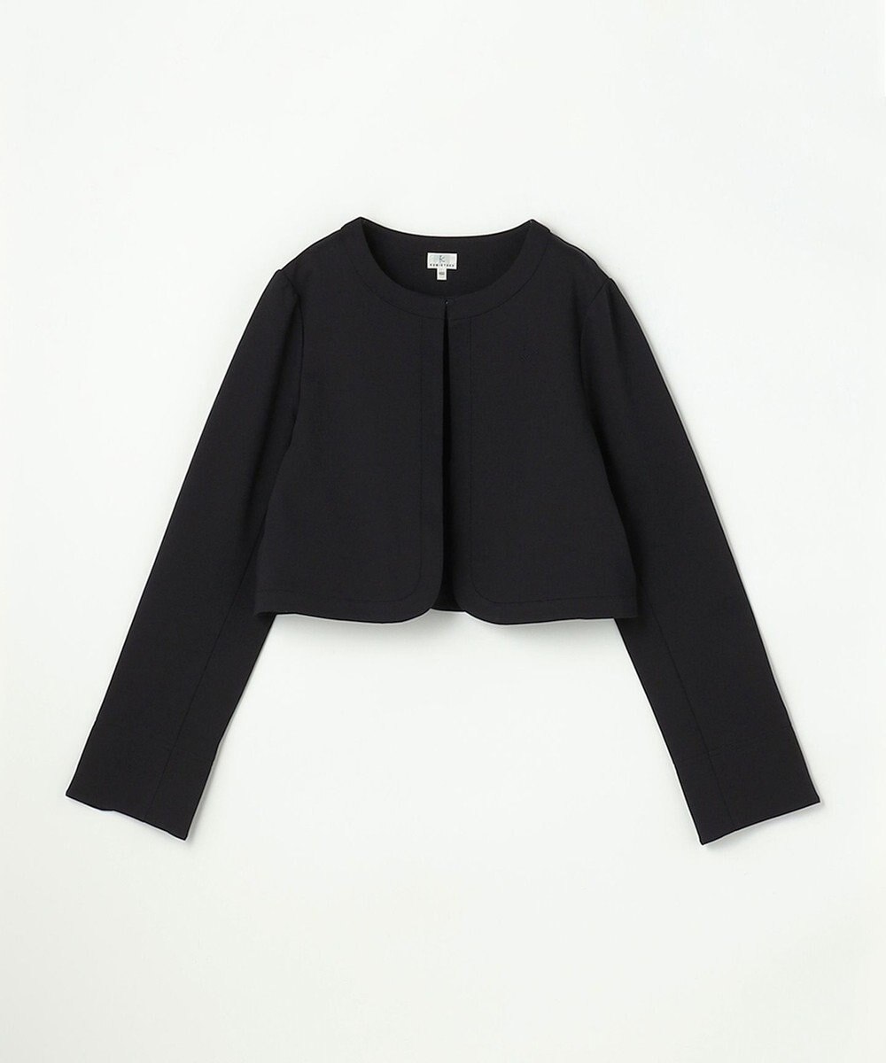 組曲 KIDS 【110-140㎝】 ドットジャガードワンピース＆ジャケットセット 