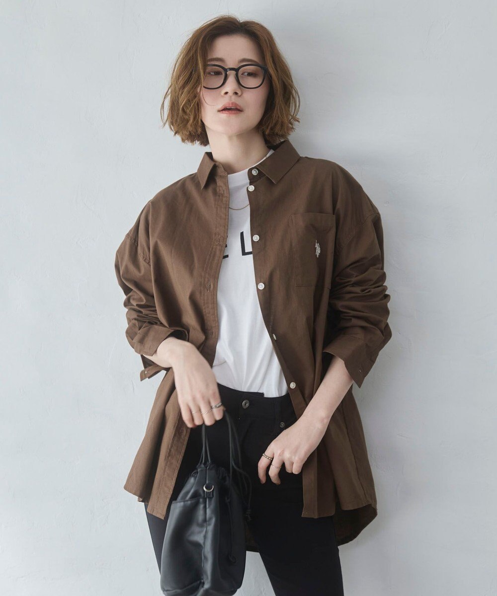 WEGO 【26年春新色登場★】USPOLOBIGシャツ 