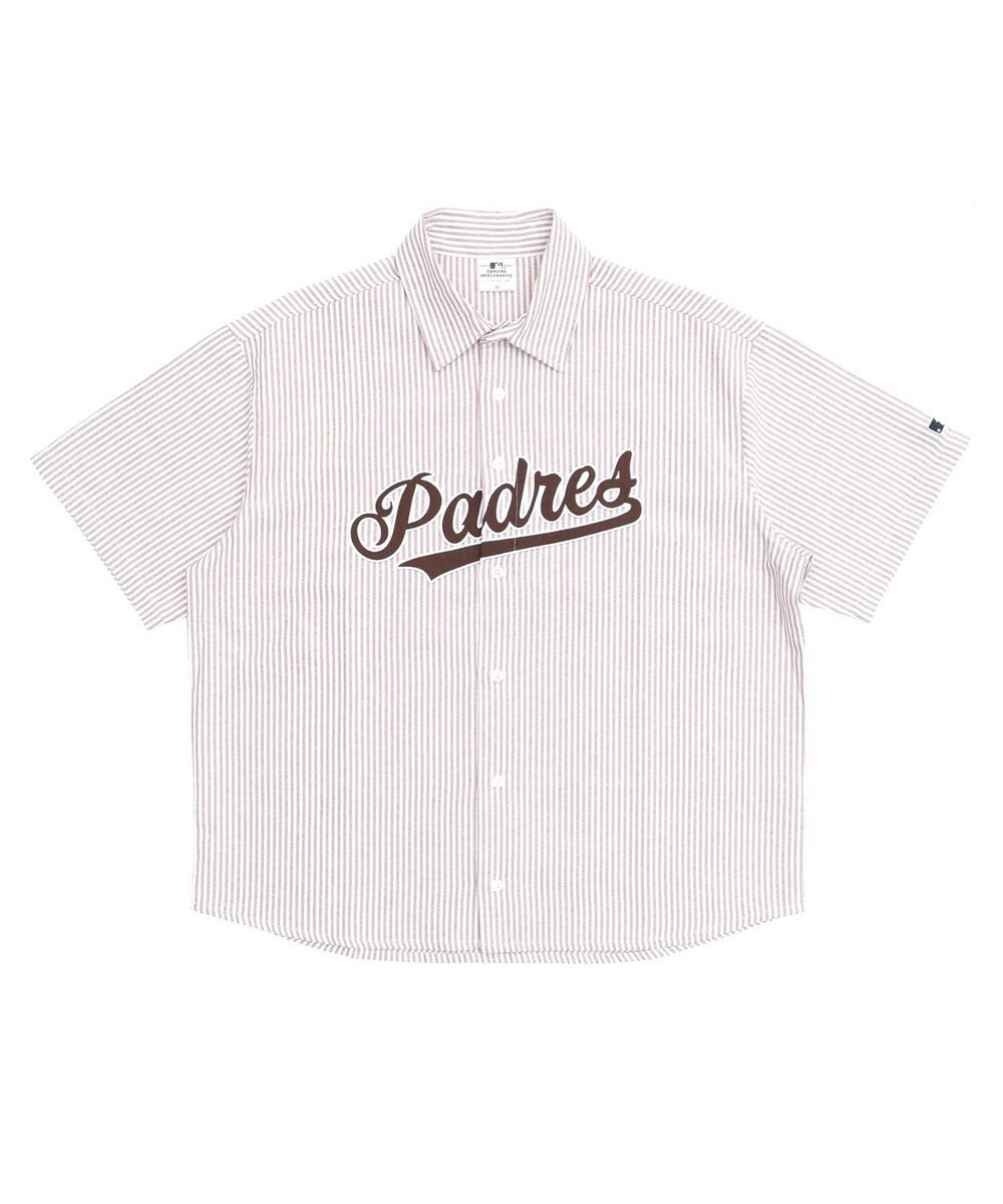 WEGO 【ユニセックス着用ITEM】別注MLBストライプグラフィックシャツ（SS） 