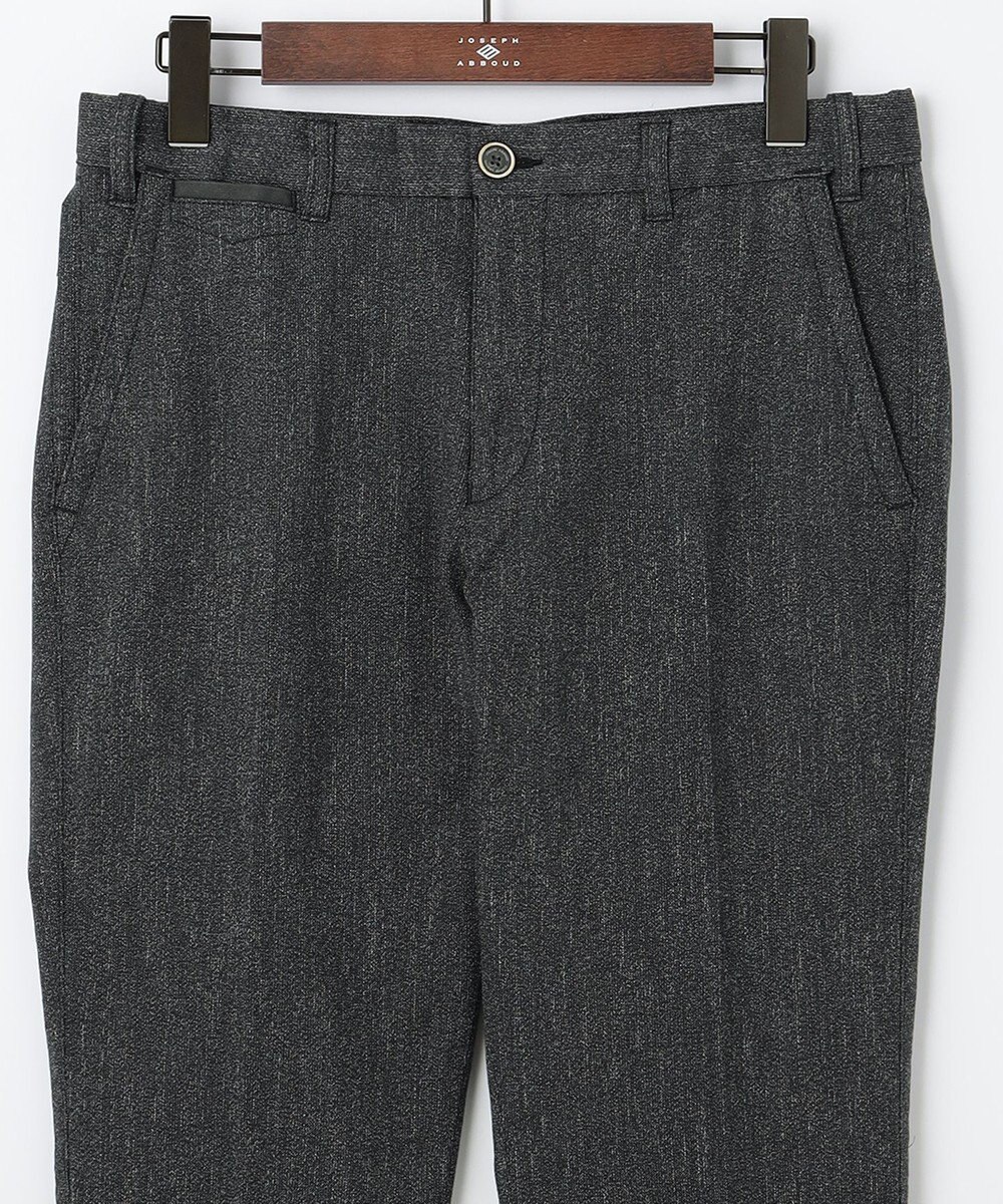 JOSEPH ABBOUD 【キングサイズ・ウエストも伸びる】オーガニックストレッチムリネピケ パンツ 