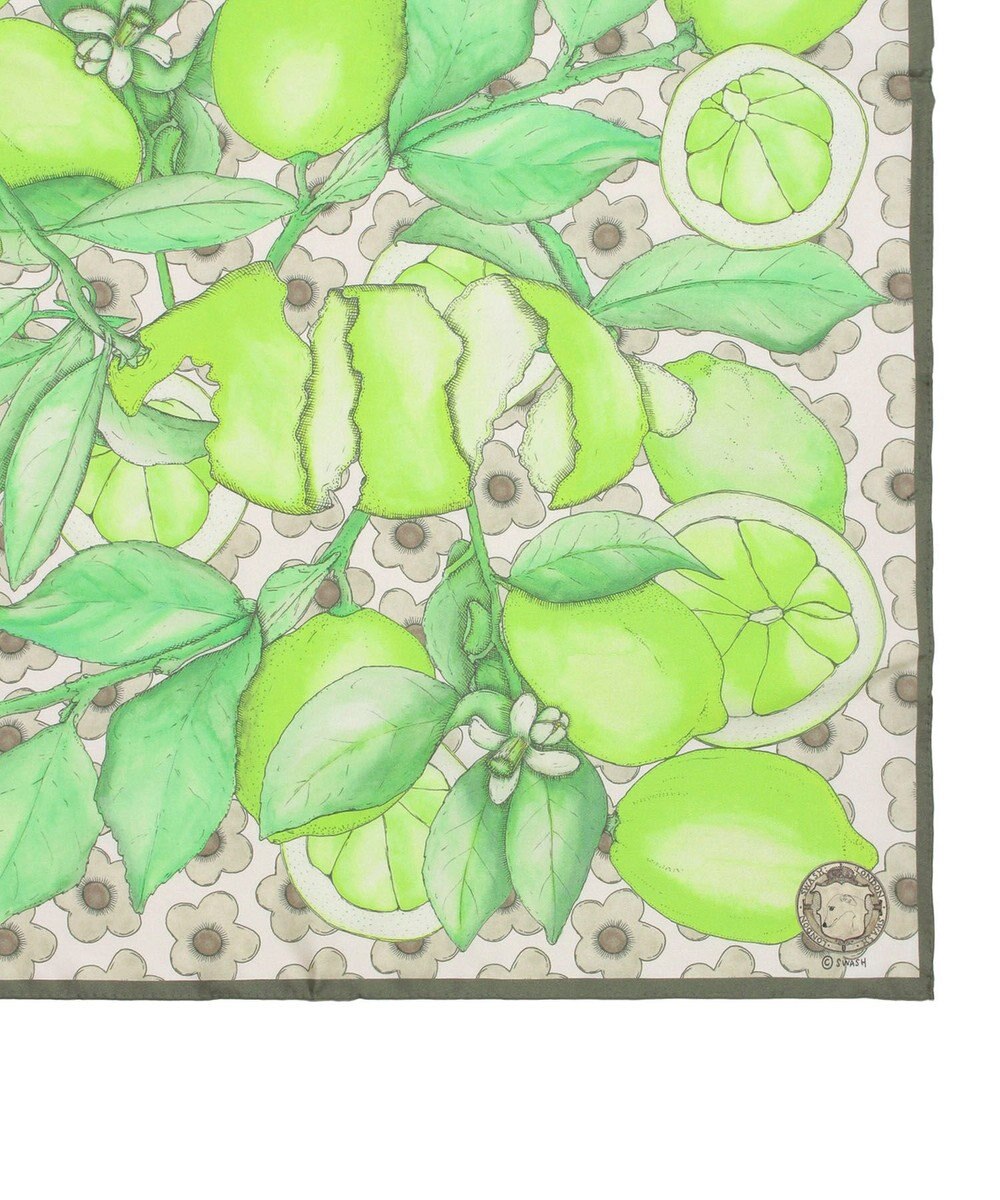 MOONBAT 【日本製】SWASH LONDON Citrus シルクツイルプリントスカーフ 