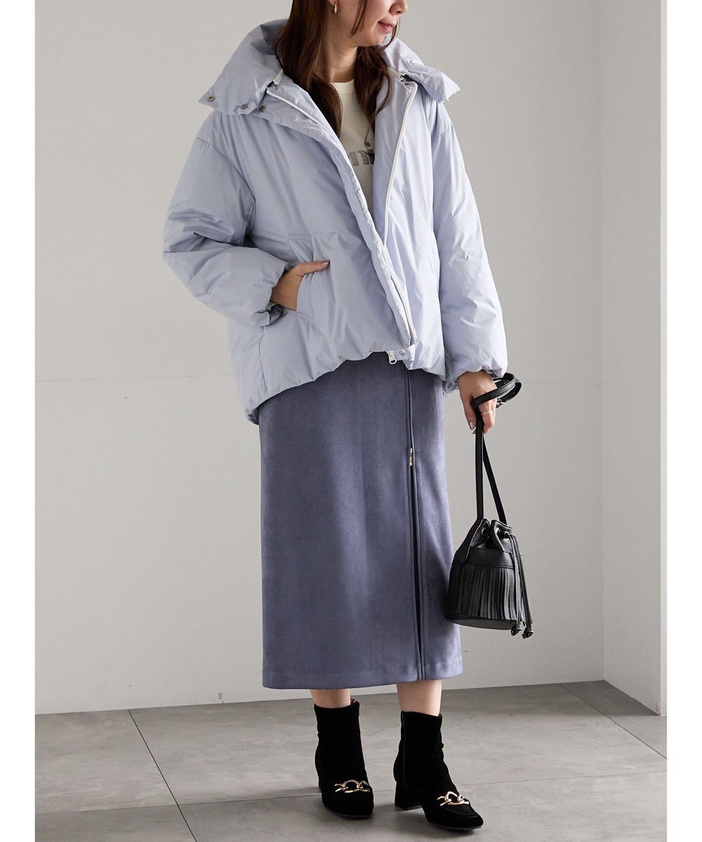 Te chichi スタンドカラーショートダウンジャケット 