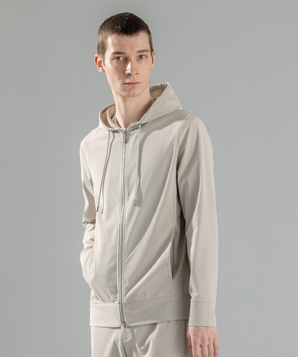 JOSEPH HOMME 新素材【水滴除去性/洗える/ストレッチ】 デューエイトタックジャージー   ジップアップパーカー 