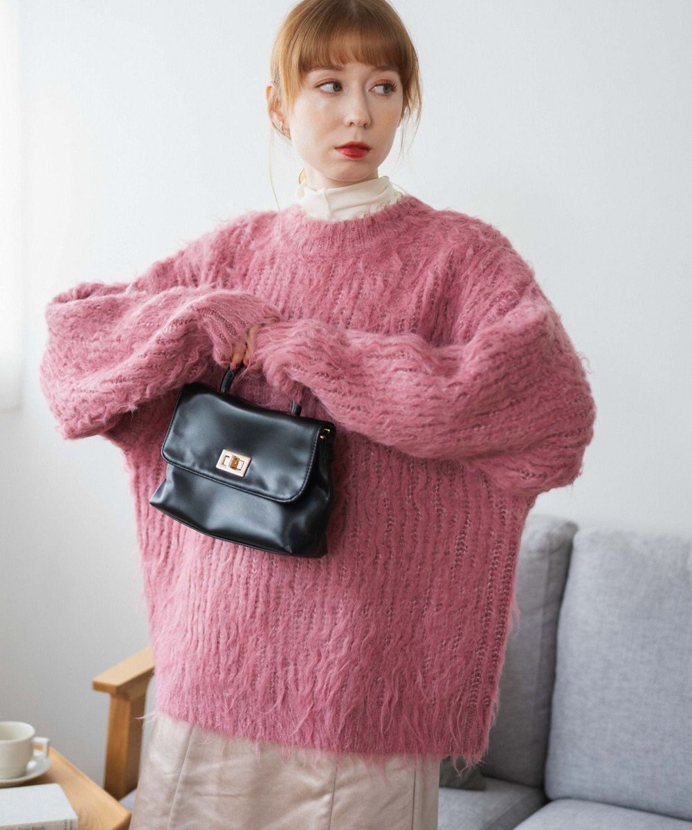 WEGO ブラッシュニットBIGプルオーバー 