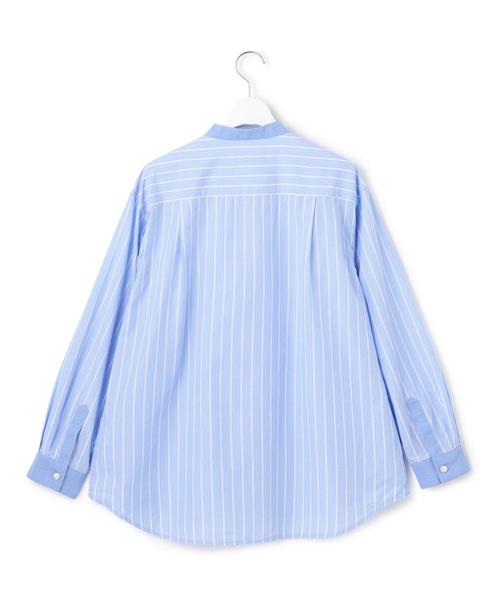 J.PRESS YORK STREET 【WOMEN】コットンタイプライターストライプ ブラウス 