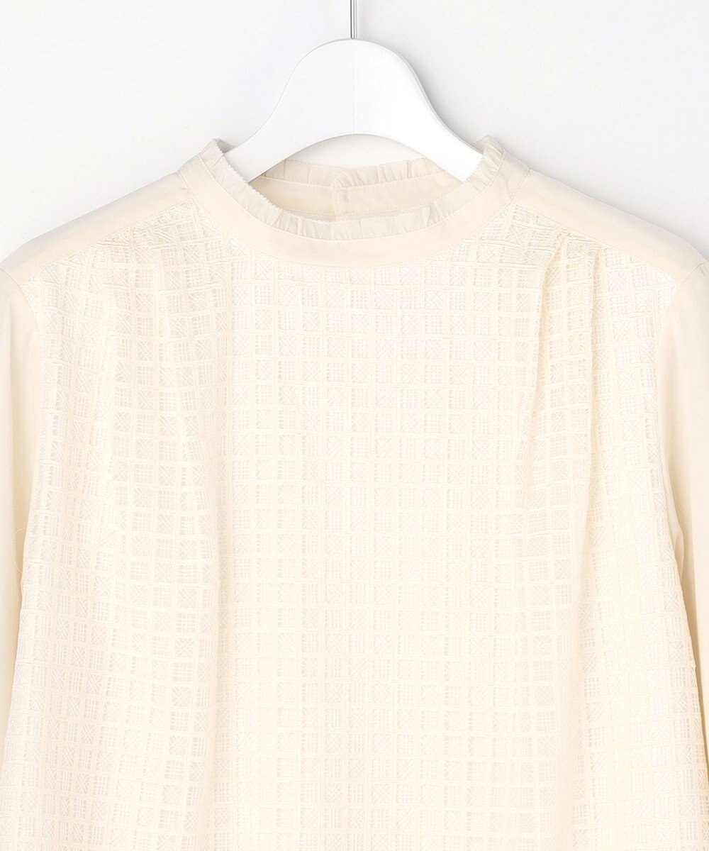 J.PRESS LADIES L レースコンビ カットソー 