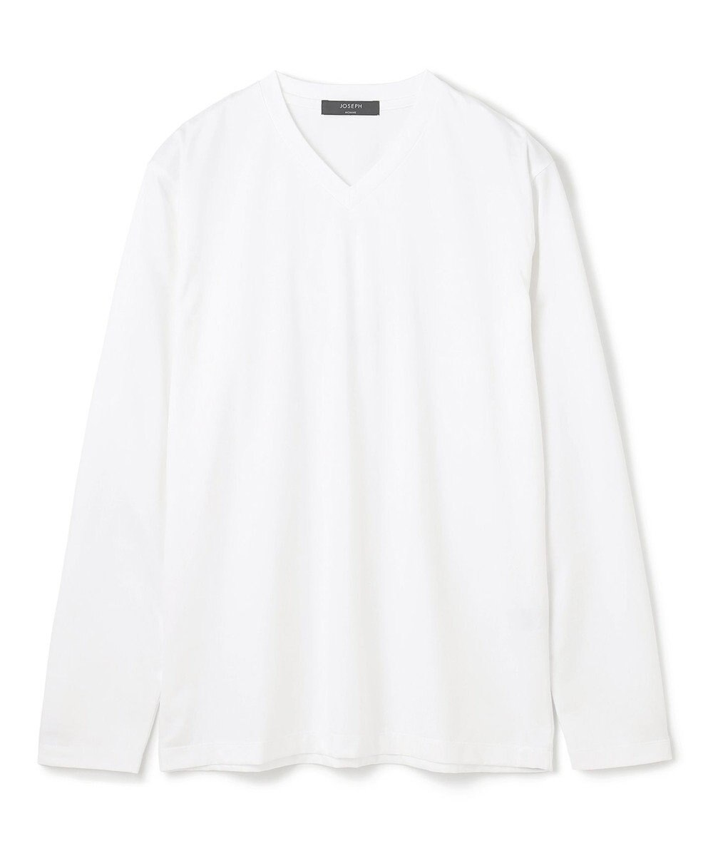 JOSEPH HOMME スビンソフトジャージー　Vネック長袖カットソー 