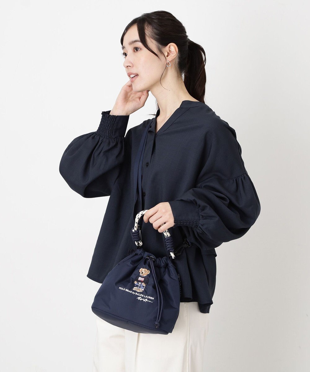 MOONBAT POLO RALPH LAUREN(ポロ ラルフローレン) FLAG BEAR ポロベア ショルダー レインバッグ 無地 刺繍 傘袋 