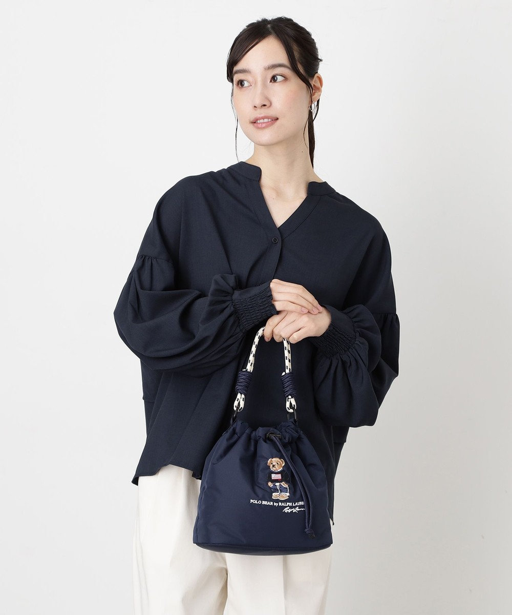 MOONBAT POLO RALPH LAUREN(ポロ ラルフローレン) FLAG BEAR ポロベア ショルダー レインバッグ 無地 刺繍 傘袋 