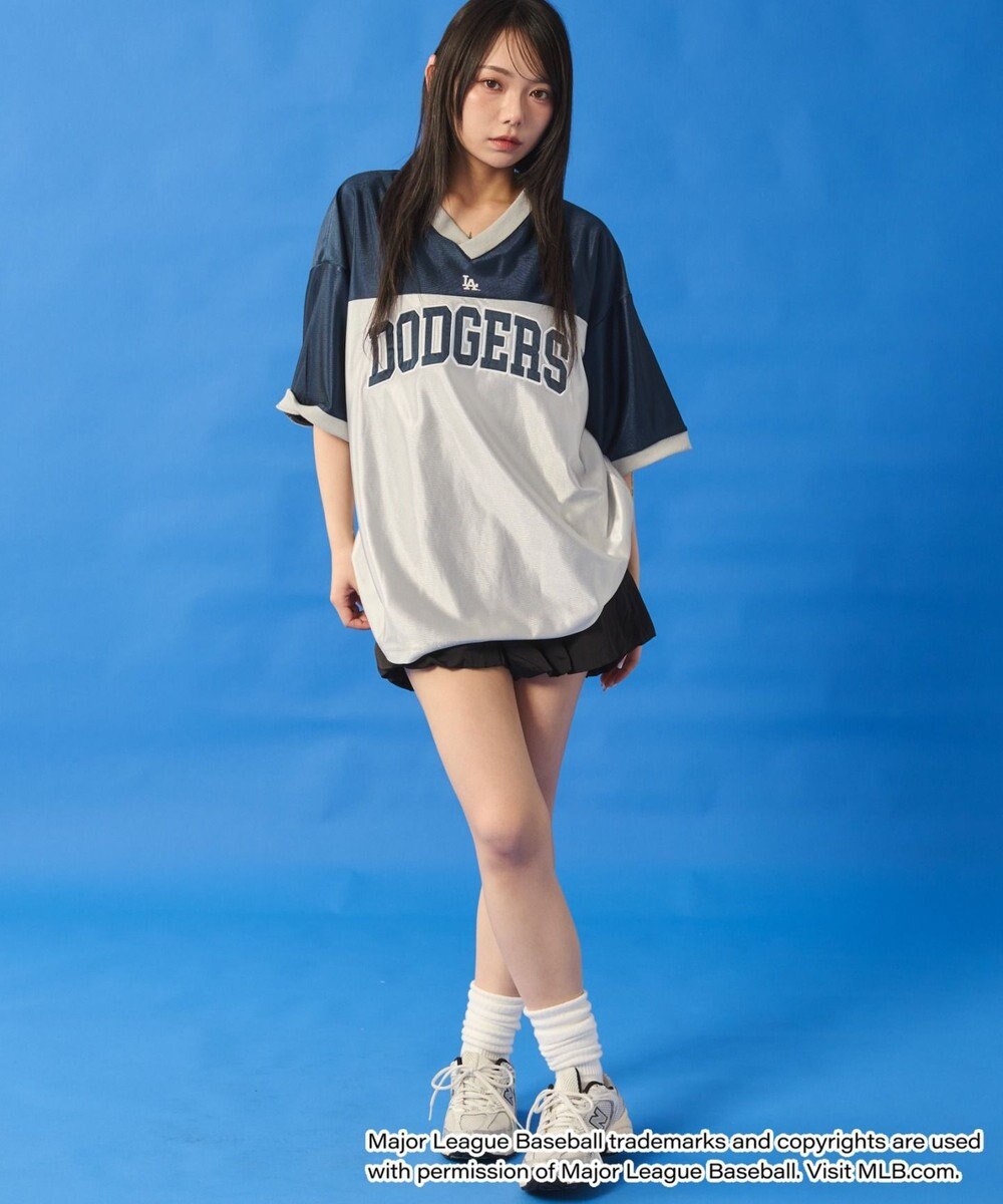 WEGO 【ユニセックス着用ITEM】別注MLBメッシュゲームグラフィックT（SS） 