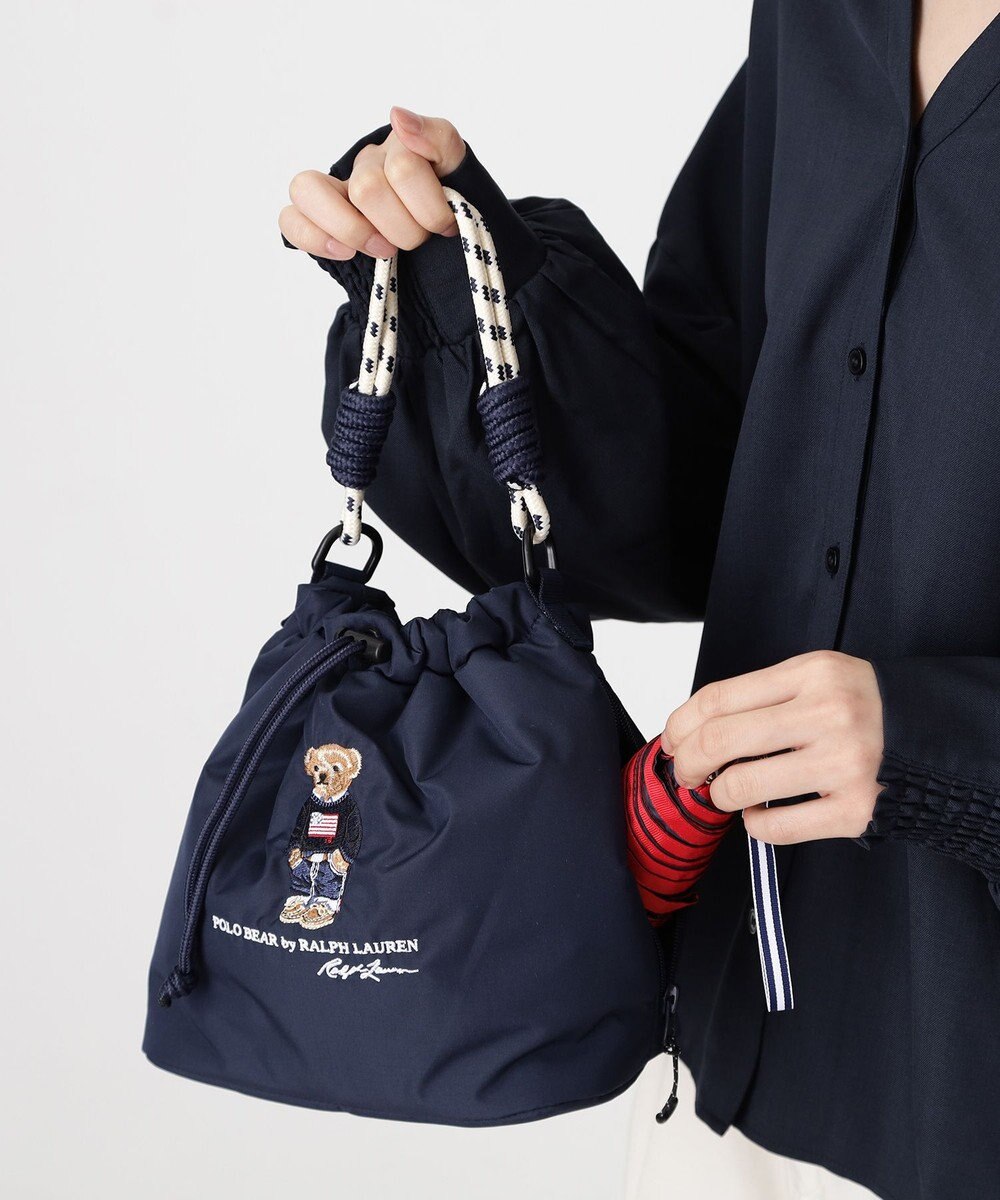MOONBAT POLO RALPH LAUREN(ポロ ラルフローレン) FLAG BEAR ポロベア ショルダー レインバッグ 無地 刺繍 傘袋 