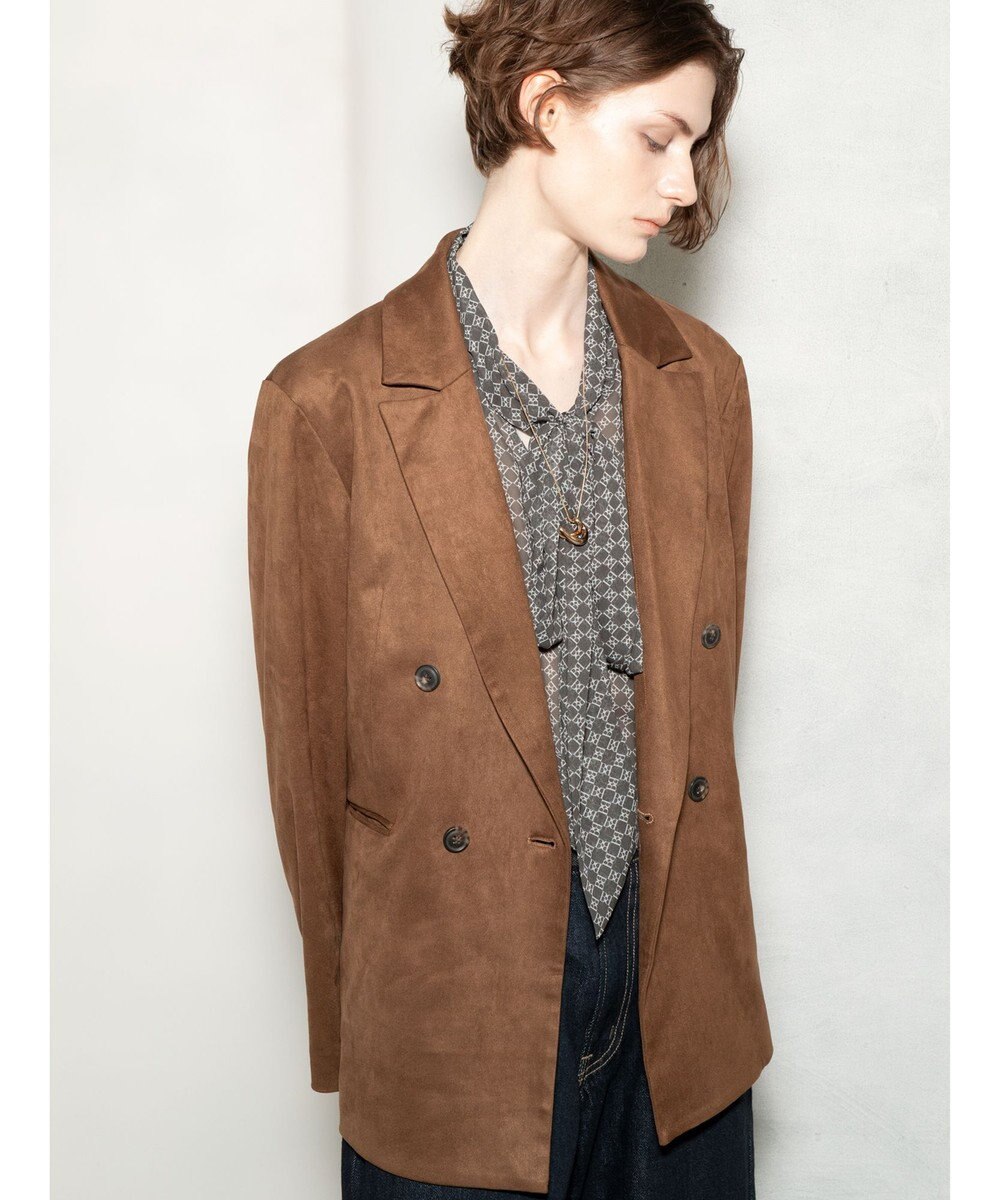 Te chichi ダブルブレストジャケット(セットアップ可)《2025Autumn catalog vol.2 item》 