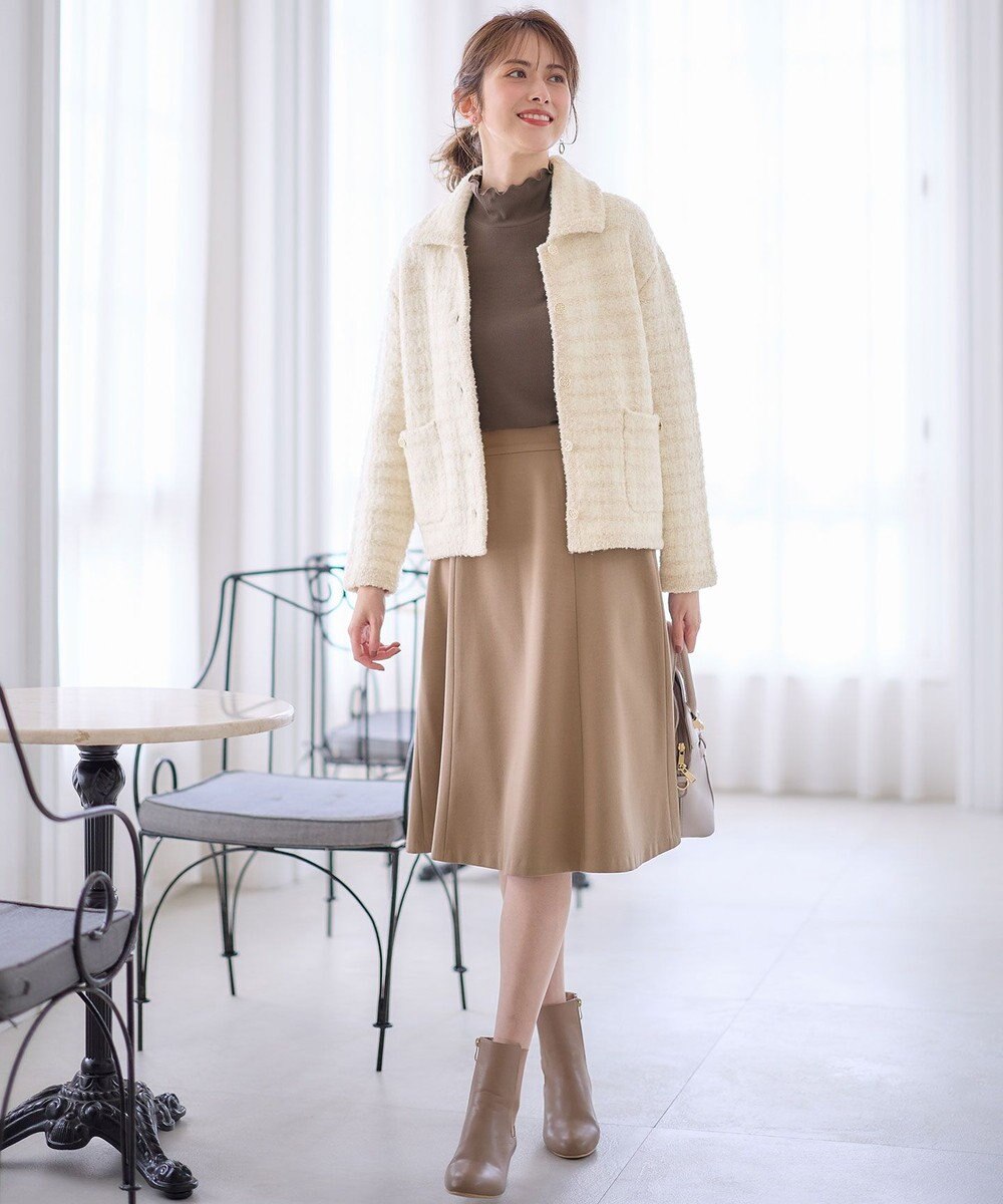 ANY SIS 【セットアップ対応】サーモ2WAYストレッチ スカート 