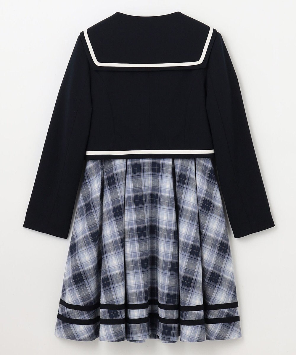 ANY KIDS ジャケット付き チェック ワンピース 