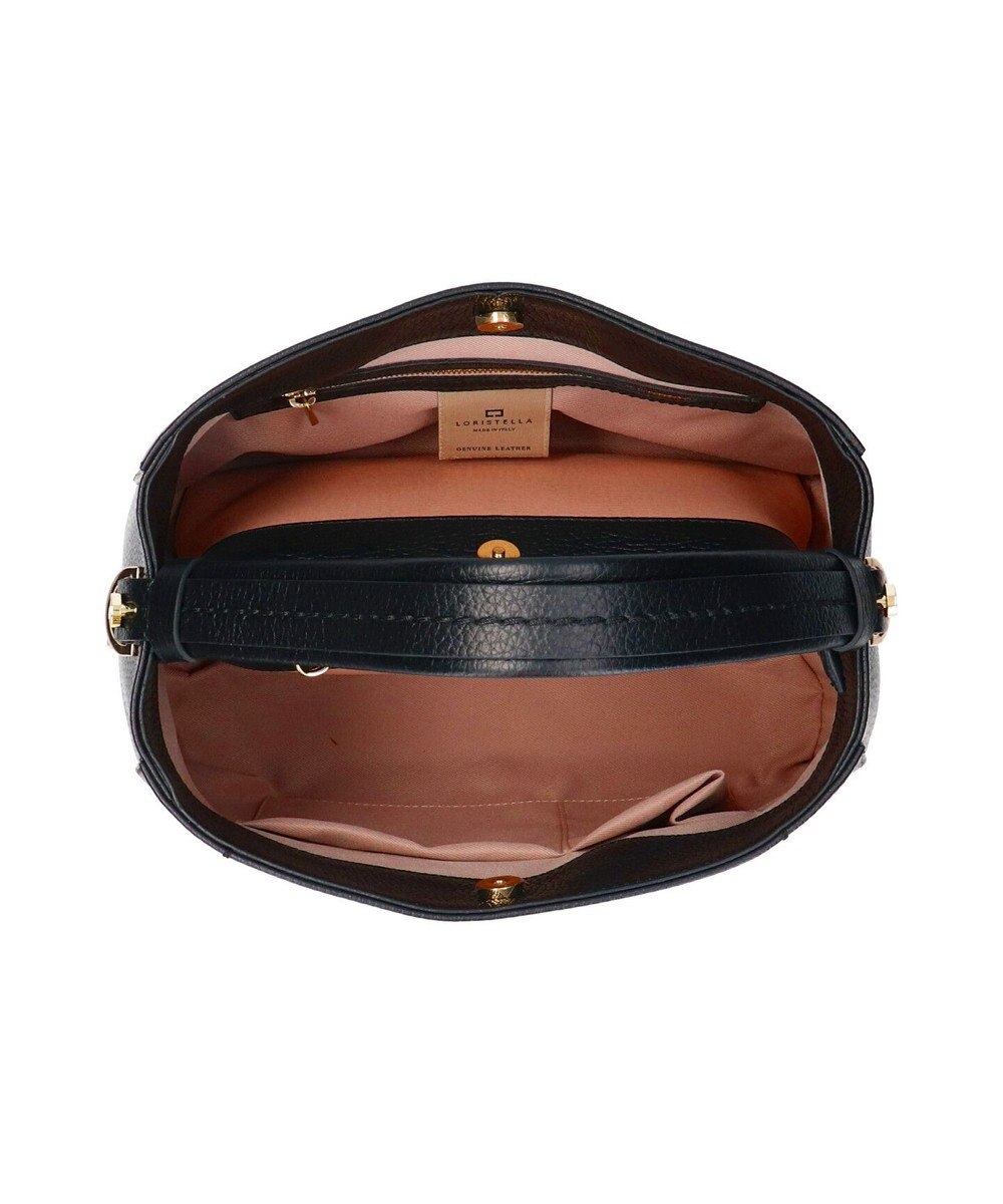 INTER-CHAUSSURES 【LORISTELLA】ミディアムサイズレザーハンドバッグ 