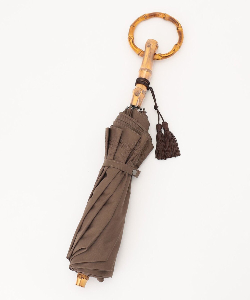 自由区 【UVカット・晴雨兼用】エンブロイダリー アンブレラ 