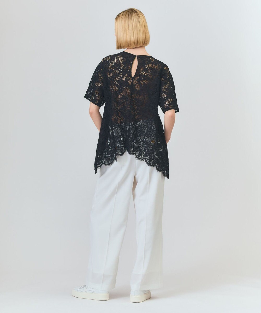 GRACE CONTINENTAL バックレース天竺トップ 