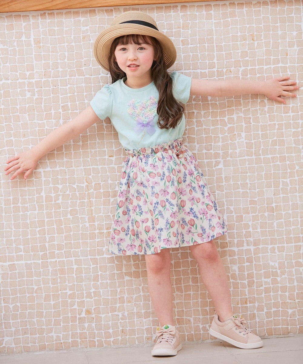 ANY KIDS 花柄 スカパン 