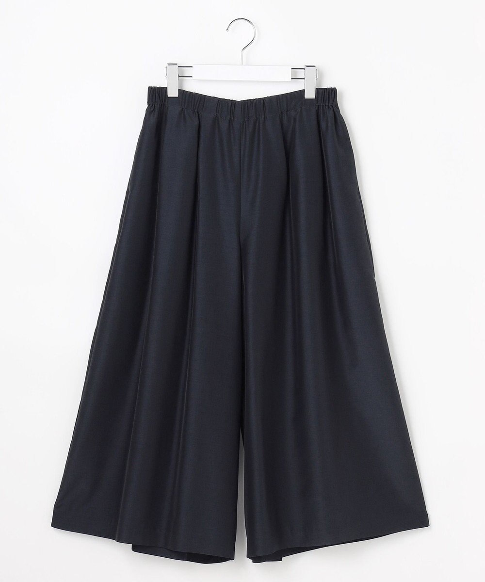 J.PRESS LADIES L エアリースパンボイル ガウチョ パンツ 