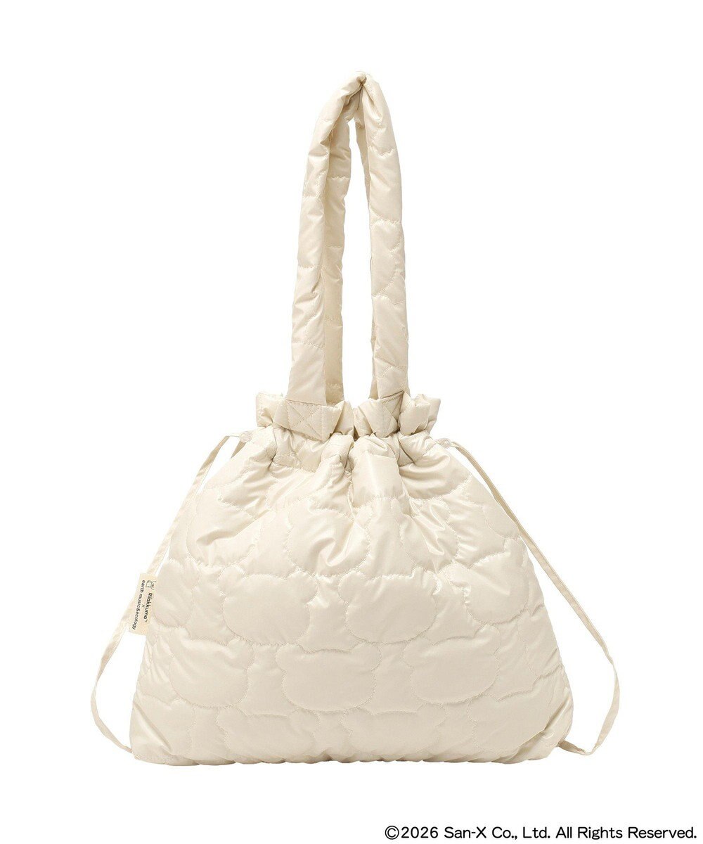 earth music&ecology 【予約】リラックマ×earth シルエットキルトトートバッグ 