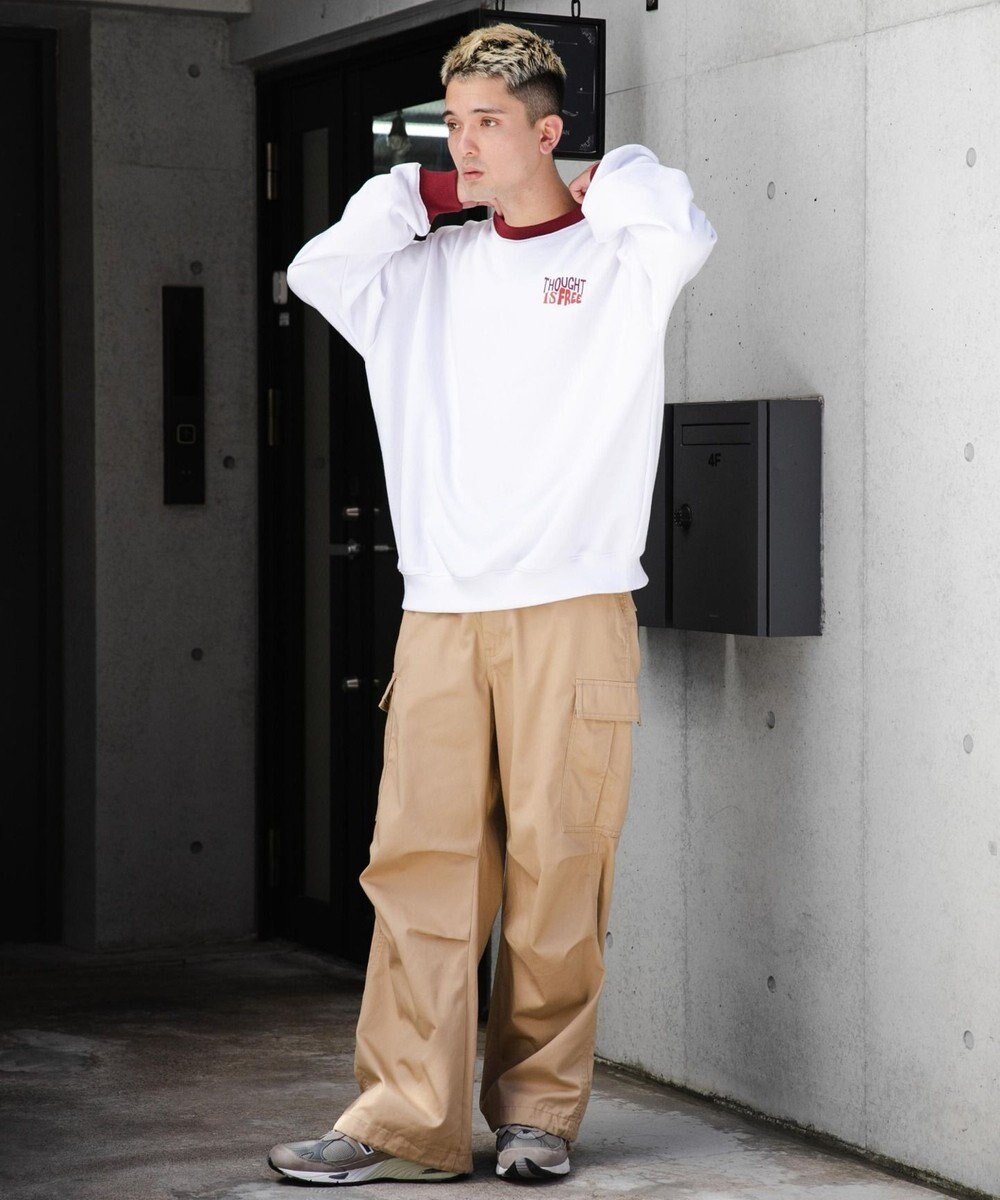 WEGO ヘビーウエイトファンシーロゴプルオーバー 