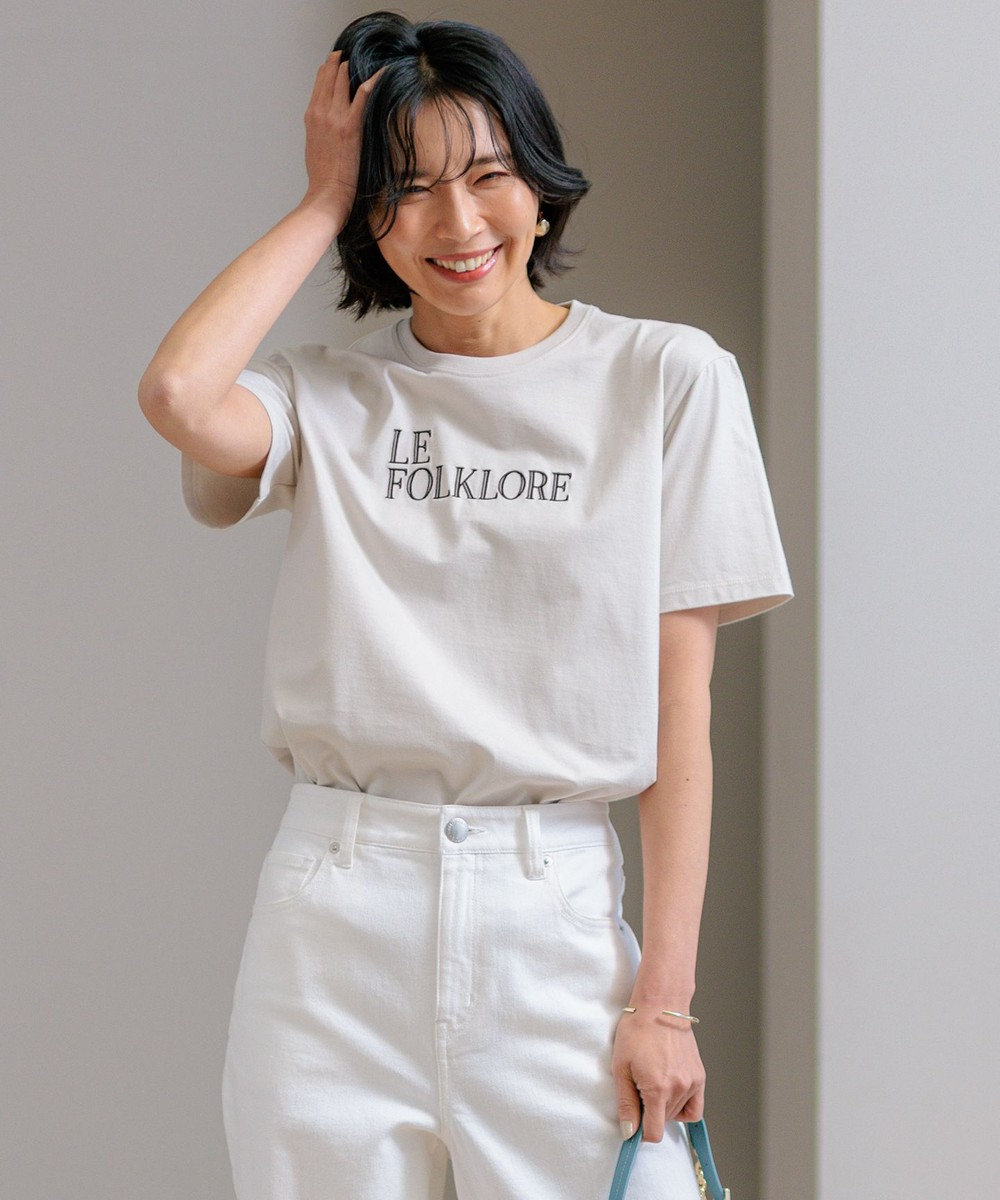 FOLKLORE ロゴTシャツ / 23区 L | ファッション通販 【公式通販】オンワード・クローゼット