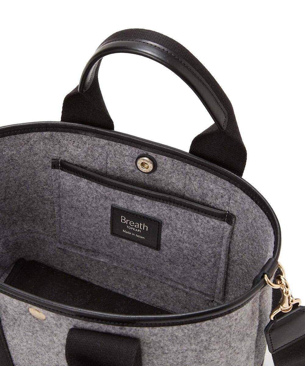 TOPKAPI 【Breath TOPKAPI】イタリアンフェルト ショルダー付 ミニ トートバッグ S 
