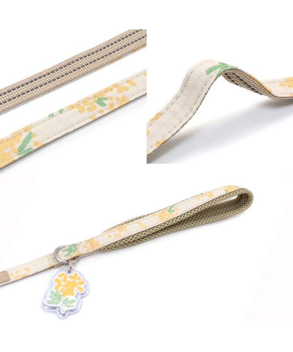 PET PARADISE ペットパラダイス スリム ハーネス＆リード 《ミモザ柄》 S 小型犬 